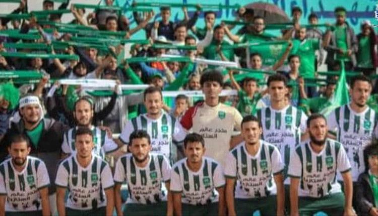 الكتيبة الخضراء تقتحم جبل قعزان وتتأهل للنهائي بدوري الشعيب العام لكرة القدم