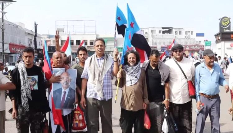 المستشار محسن القشم يشارك أبناء الجنوب في مليونية الثبات بالعاصمة عدن